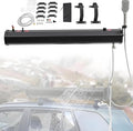 18L/20L/30L Roof Rack Mount Road Shower Pressurized Water Tank for Camping Shower w/ 5.58ft Water Pipe &amp Shower Head Portable Camping Shower for Vehicle Truck SUV Sedan RV(18L/4.76Gal)