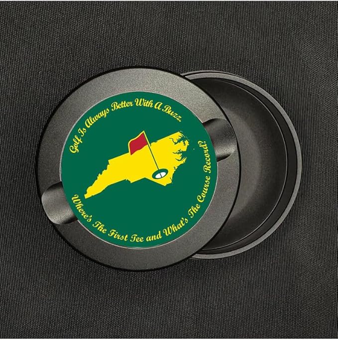 Brotherhood Metal Nicotine Pouch Can - Aluminum Container for Zyn - 2.75x2.75x0.85 inches - North Carolina