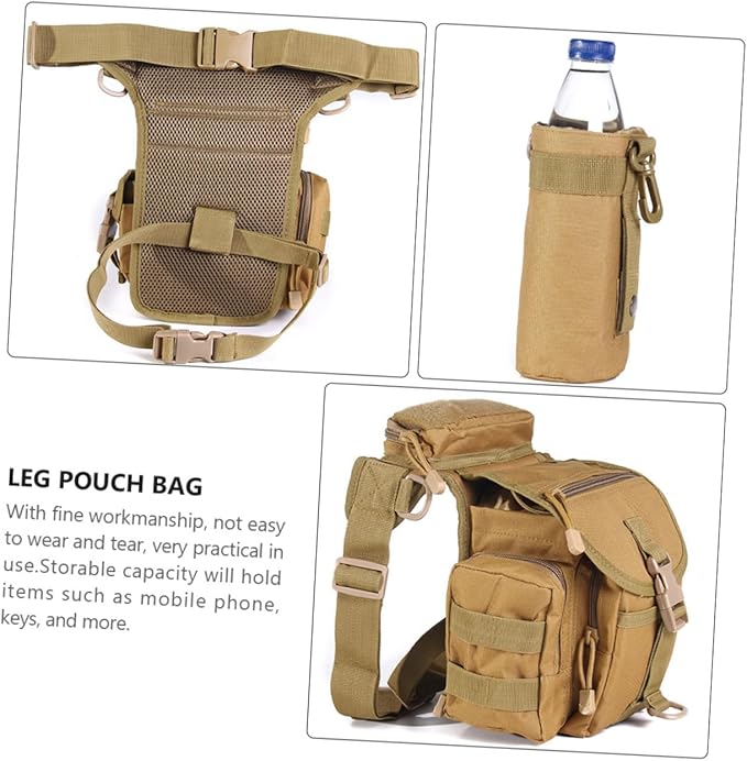 Totority Leg Bag Oxford Thigh Pack for Outdoor Activities Practical Storage Pouch for Camping and Hiking and Stylish Design