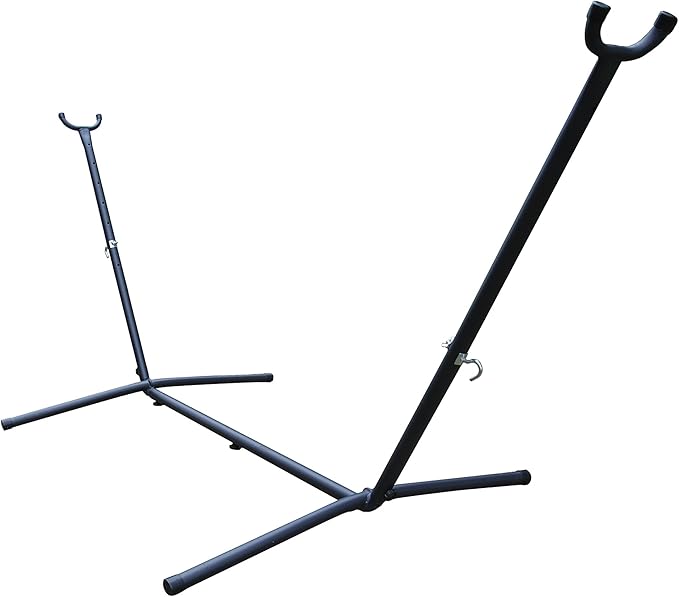 Vivere UHS9 Universal Space-Saving Steel Hammock Stand 9-Feet Charcoal