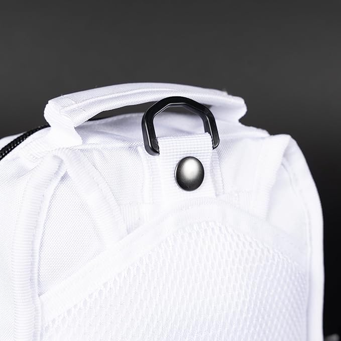 WOLFpak 4L Mini Tactical Sling Bag (Polar White) Compact Crossbody Backpack for Gym Travel &amp EDC | Tactical Shoulder Bag with Multiple Pockets – Lightweight Durable Sling Pack for Men &amp Wome