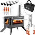 Camping Wood StoveWood Burning Tent StovePortable Hot Tent Stove for Camping Hunting Ice FishingCookingShelter