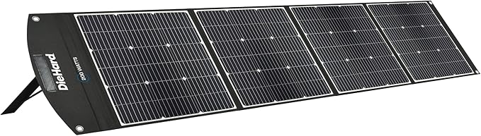 DieHard Solar Panel 200-Watt Foldable Flexible Lightweight Portable - Designed for use with DieHard Portable Power Stations