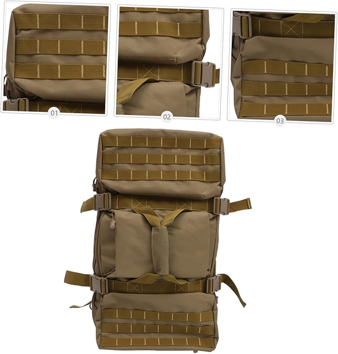 KOMBIUDA Expandable Travel Backpack Multi-functional Shoulder Handbag Hiking Backpack Suitcase Large Capacity Outdoor Game Bag