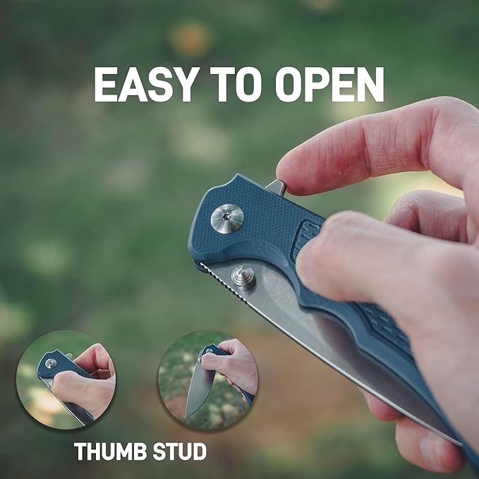 ARTISANCUTLERY Tradition V2 Pocket Knife 3.58 S35VN Steel Blade with G10 Handle for Men Women(1702M Blue)