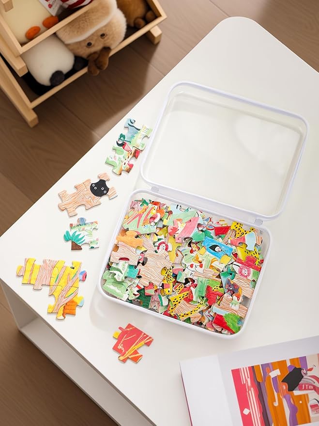 CoiiJoii 3PCS Large Clear Hard Shell Zippered Case Diaper Bag Organizing Pouches Waterproof Cosmetic Bag Kid's Toy Storage Organizer Bins Pencil Case.