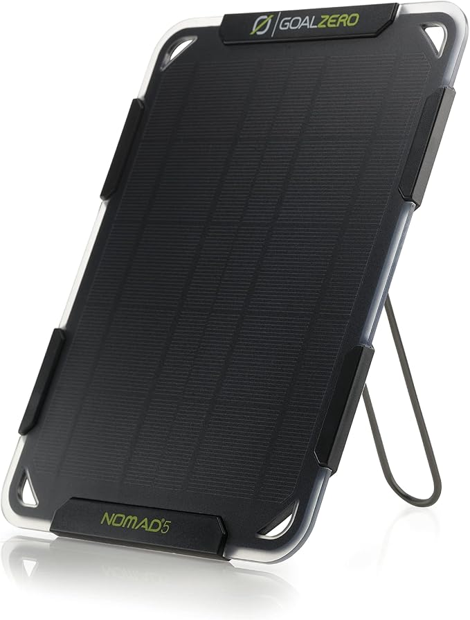 Goal Zero Nomad 5 Solar Panel Small Lightweight 11500 BT204