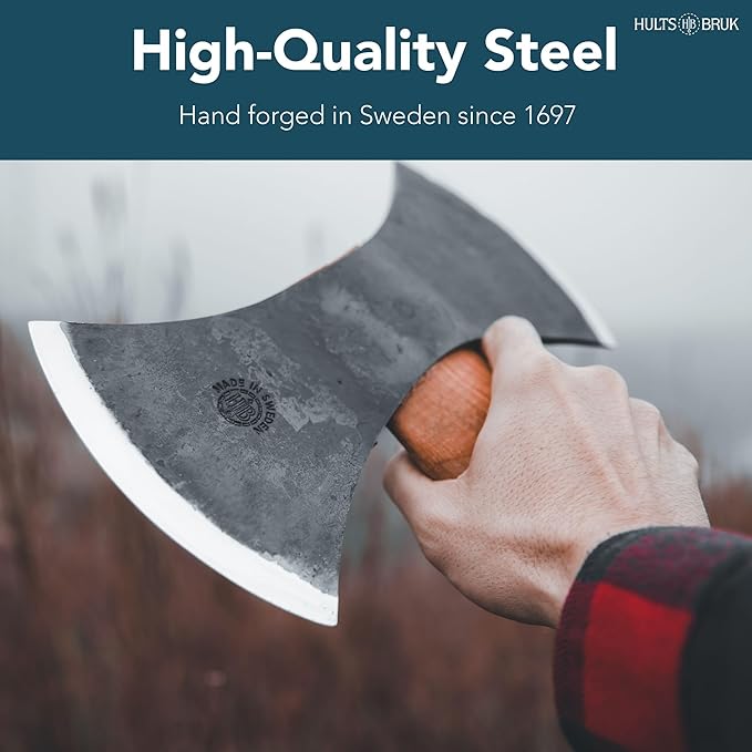Hults Bruk 840752 Motala Double Bit Axe - 3.75 lb Head 30 Handle