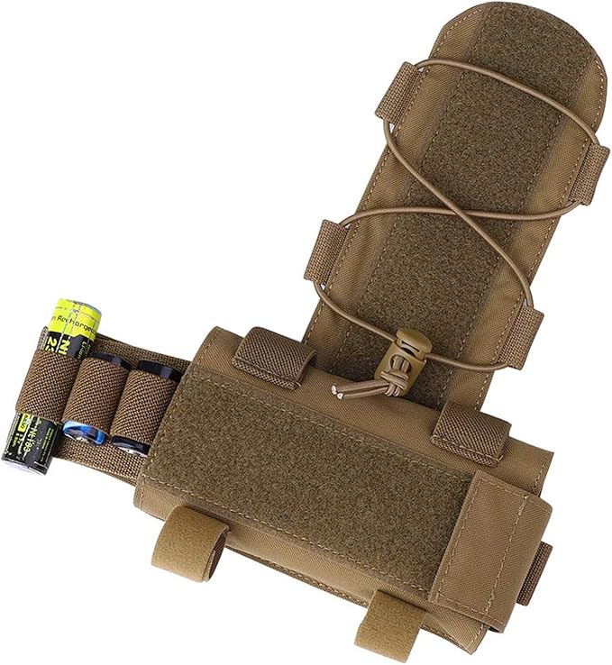 Tactical Helmet Battery Pouch Counterweight Bag Helmet Battery Pack with Hook and Loop for Airsoft CSOutdoor
