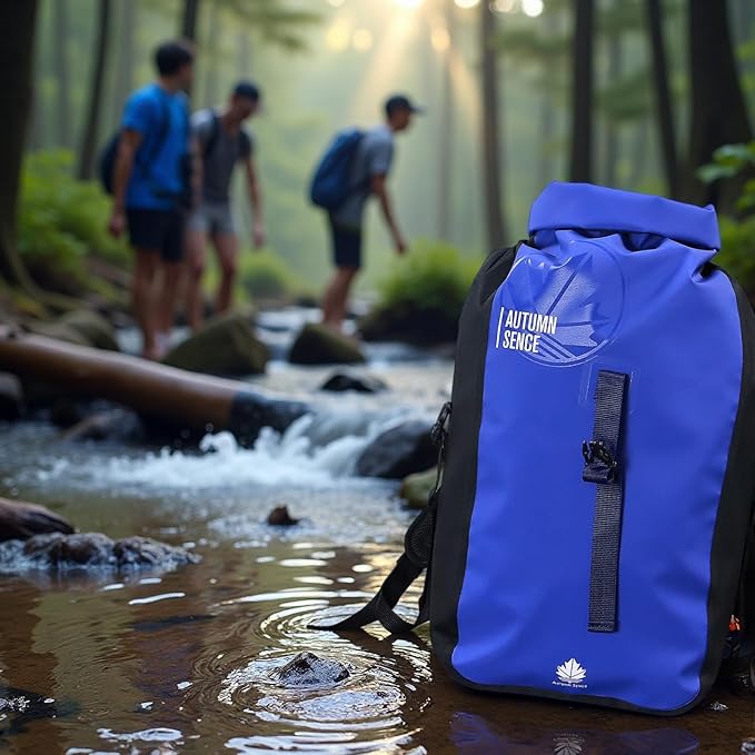 Dry Bags Waterproof Backpack Waterproof backpack for Water sportsboatingFloatinghiking camping and other outdoor activities 25L.(Blue)