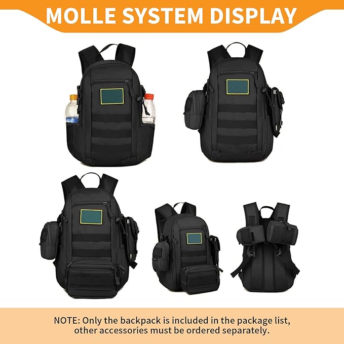 HUNTVP Military Tactical Backpack Assault Pack Molle Bag Backpacks