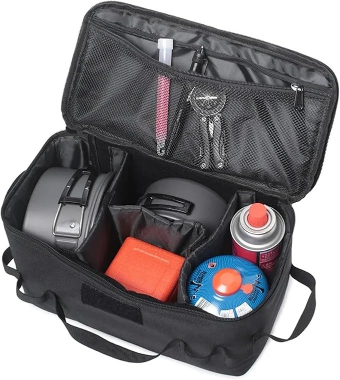 Outdoor Camping Picnic Bag Impact-Resistant Gas Tank Storage Bag Multifunctional Tool Bag Camping Gear Large Capacity Pack