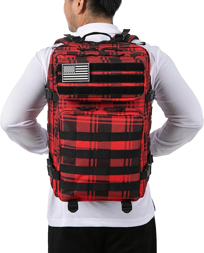 QT&ampQY 45L Military Tactical Backpacks Molle Army Assault Pack 3 Day Bug Out Bag Hiking Treeking Rucksack…