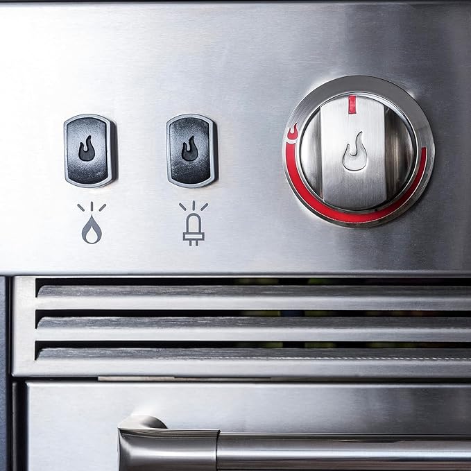 Char-Broil Medallion Series Modular Outdoor Kitchen Dual Fuel Convective 2-Burner Propane Gas Stainless Steel Stove Top - 463246218