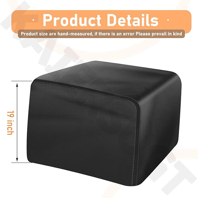 BLACK Generator Cover for Cum-mins Onan P4500i Inverter Only 1 Pack Cover 24 x 18 x 20