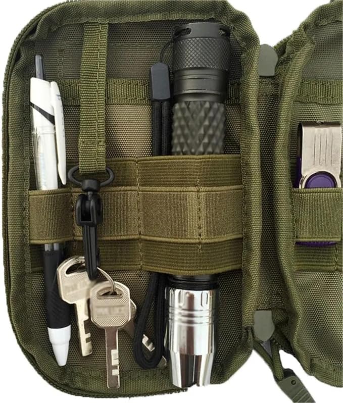 Tactical Molle Pouch Portable Small Waist Pack Outdoor Bag Phone Case Holder Camping Hunting Accessories