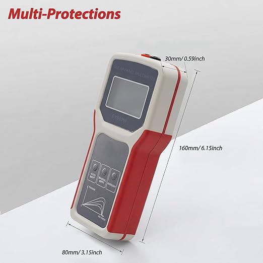 Solar Panel Tester/EY800W Solar Panel Meter/PV Testing Instrument Ultra Open Circuit Voltage Auto/Manual MPPT Clear LCD