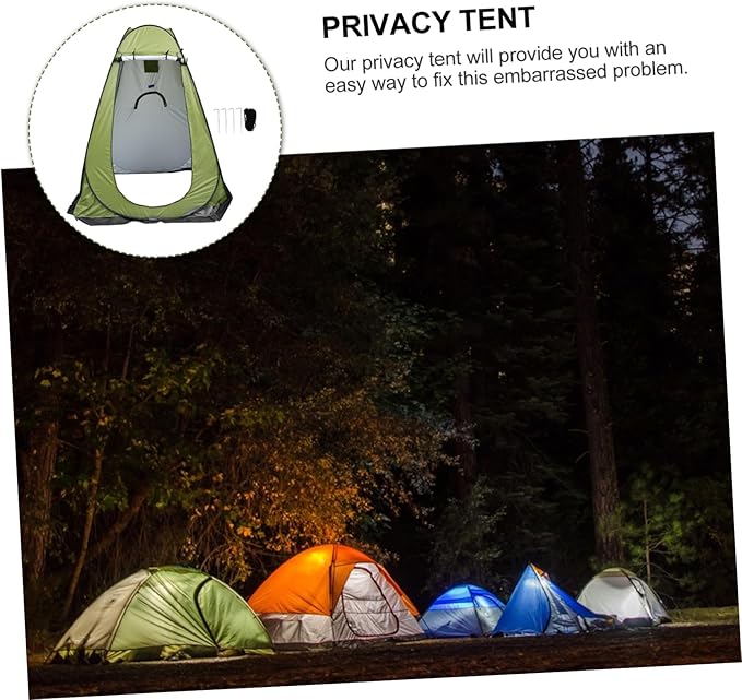 BESPORTBLE Quick-Open Shower Tent for Camping Portable Privacy Tent Windows for Beach Fishing Dressing