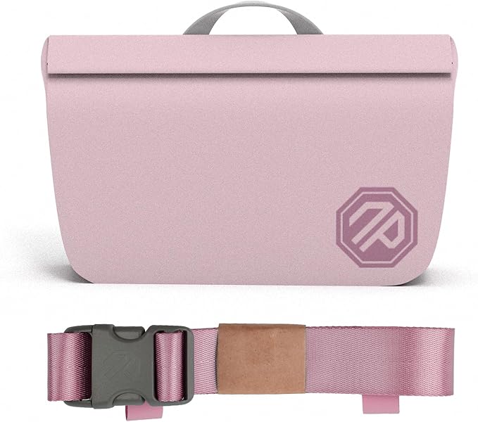 niphean IPX7 Waterproof Fanny Pack with Magnetic One-Hand Closure Durable Waterproof Dry Bag for Kayaking Paddle Boarding Beach Cruise Essentials 2.5L Phone Pouch Dry Bags for Men Women Pink