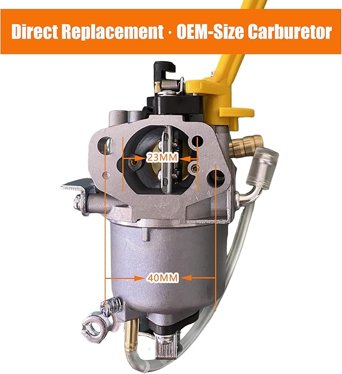 Huayi Carburetor for Westinghouse WGen5300DFcv Dual Fuel Generator with 274CC Engine