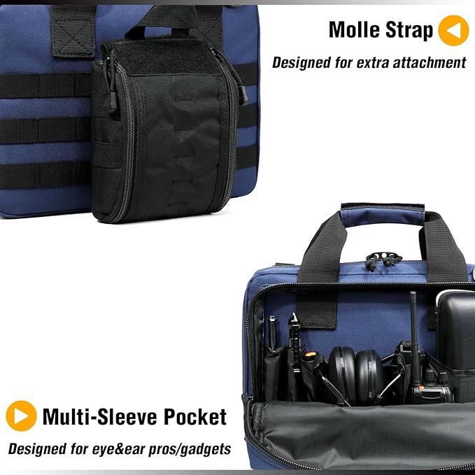 DBTAC Range Bag XS + DBTAC Tactical Chest Sling Pack (Urban Blue)
