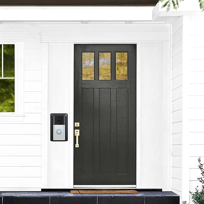 Solar Charger - Compatible with RingVideo Doorbell 3 Video Doorbell 3 Plus Video Doorbell 4 Battery Doorbell Plus Battery Doorbell Pro