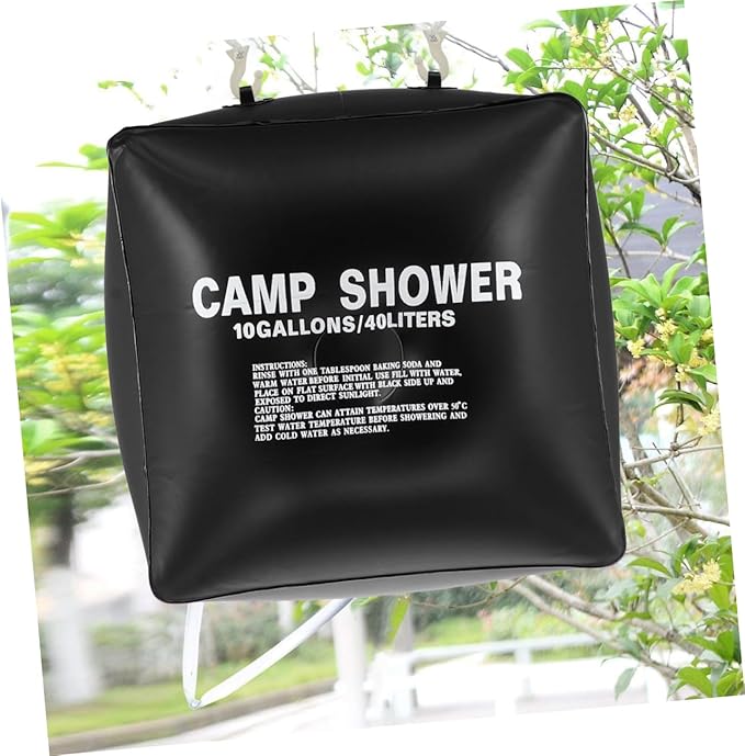 Solar Water Bag Portable Camping Shower Bag Mesh Rv Outdoor Shower Solar Heating for Anywhere