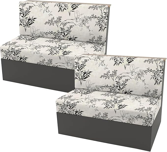 KRFOONN RV Dinette Cushion Covers Stretch Camper Cushions Covers Replacement Couch Cushion Slipcovers Washable Loveseat Slipcovers for Travel Trailer Couch (2 Backrest Cover &amp 2 Bench Cover 20)