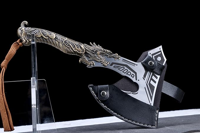 Tomahawk Throwing Axe for Outdoor Camping Sturdy and Practical with Sheath