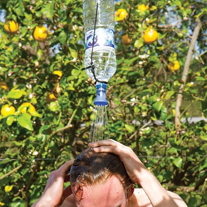 Life Venture Travel Bottleshower㢢 Blue One Size
