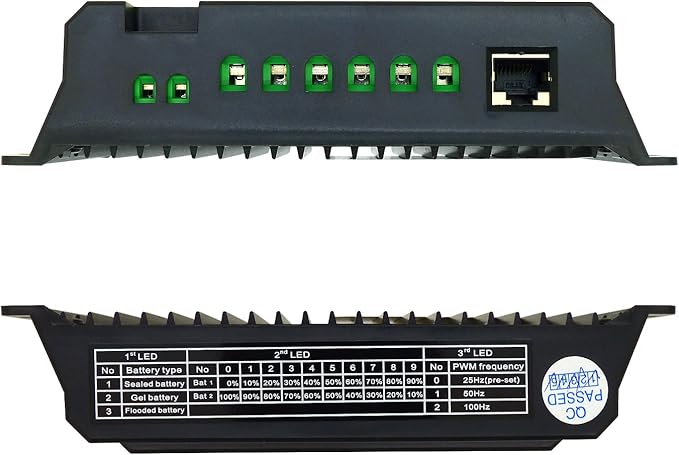 20A Duo Battery Solar Panel Charge Controller Regulator 12/24V