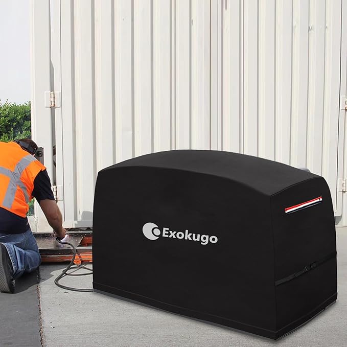 Waterproof Engine Welder Generator Cover for Ranger GXT Series WelderEngine Driven Welder Cover with Plush LinnerAll Weather Protection Black