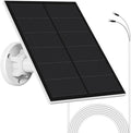 Solar Charger for Ring Doorbell5W IP65 Waterproof Solar Panel for Ring Doorbell Video Doorbell 3/3+ &ampVideo Doorbell 4 Adjustable Wall Mount 9.8ft Cable