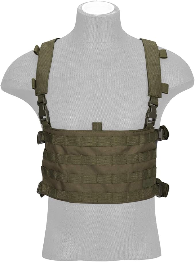 Lancer Tactical 1000D Nylon QD Chest Rig and Backpack Combo (OD GREEN)