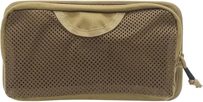 Tactical Tool Organizer Bag Internal Mesh Pocket Modular Insert Pouch Hook Fastener Admin Pack for Hunting Vest Backpack