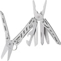 Nextool EDC Keychain Multitool 10 in 1 Mini Pocket Knife Multi Tool with Needlenose Pliers Scissors Mini Useful Cool Gadgets for Men Father's Day Gifts from Daughter-Sliver