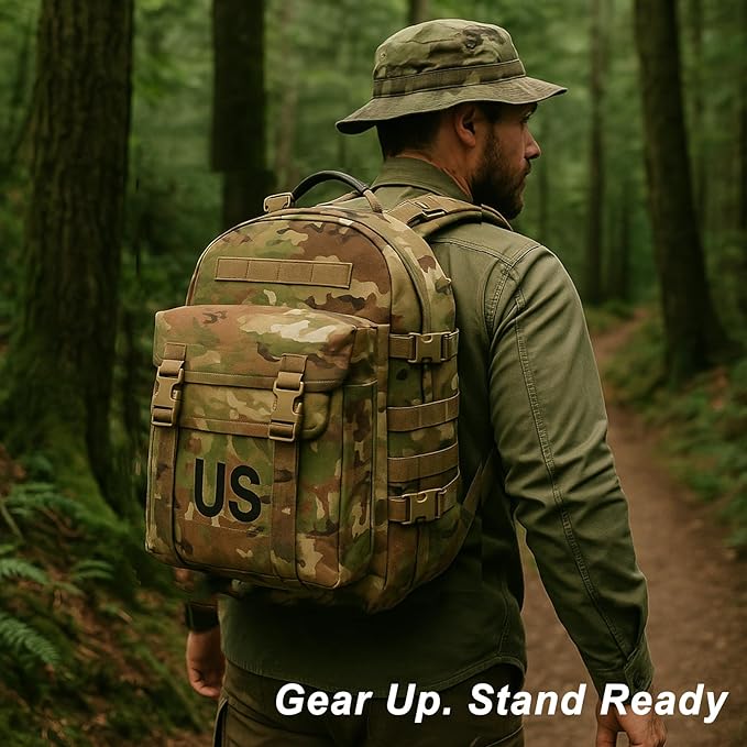 MT Military Army MOLLE 2 Tactical Assault Backpack Rifleman 3 Day Pack Medium Rucksack