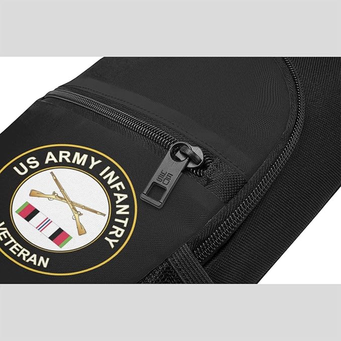 US Army Infantry Afghanistan Veteran Chest Pack Leisure Shoulder Crossbody Chest Bag
