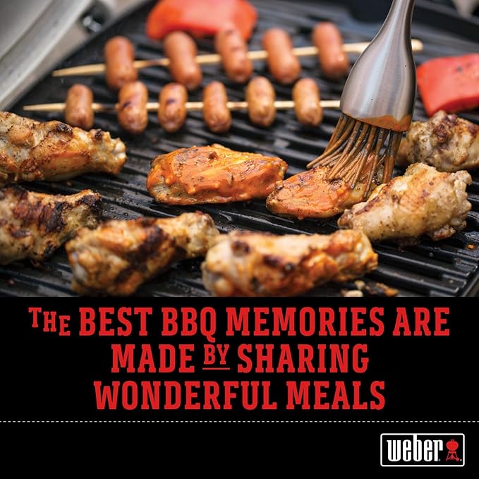 Weber Smokey Mountain Cooker 14-Inch Charcoal Smoker – Outdoor BBQ Smoker with Dual Cooking Grates Porcelain‑Enameled Kettle &amp Temperature Control Dampers