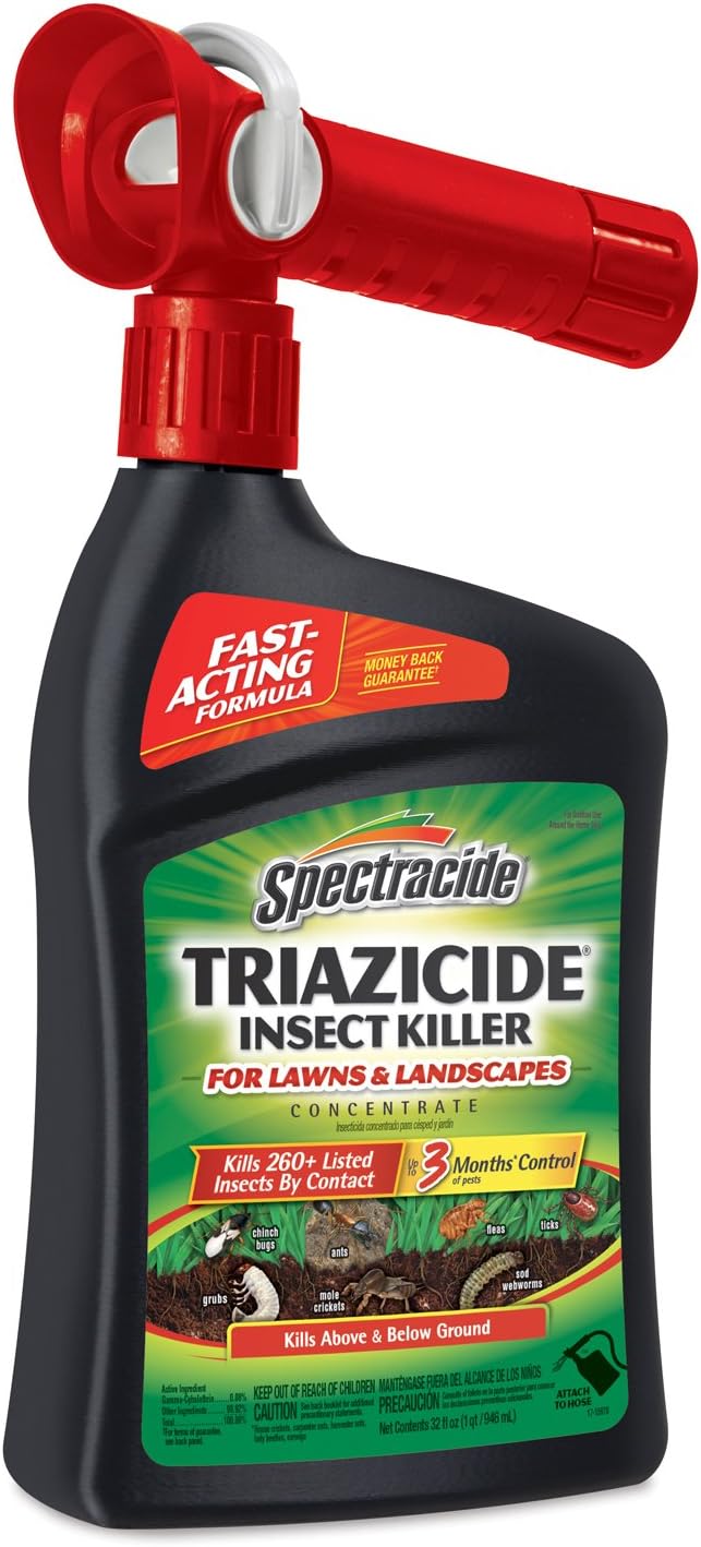SUMMIT Caterpillar &amp Webworm Control + Spectracide Triazicide Insect Killer (32 fl Oz)