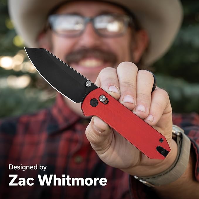 CIVIVI Yonder Folding Pocket Knife for EDC Crossbar Lock Knife with 2.88 14C28N Blade G10 Handle Lightweight Knife Gifts for Men Women Camping Hiking Designed by Zac Whitmore C23073-2