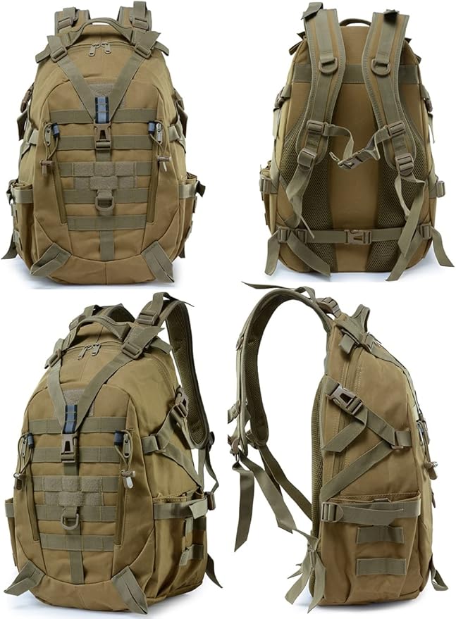 30L Tactical Backpack Molle Military Daypack Outdoor Bug Out Bag