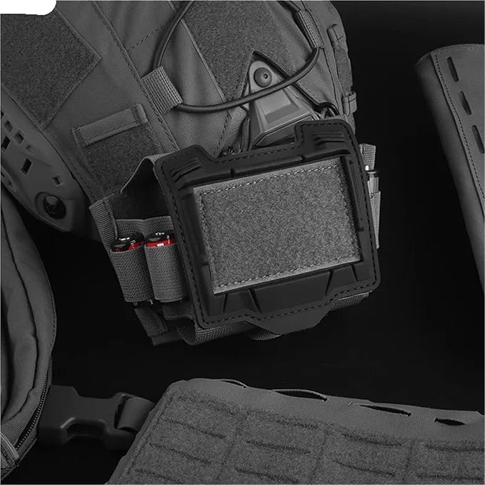 Tactical Helmet Battery Pouch Counterweight Bag Storage Case Compact Remote Battery Pack Balance Weight for Hunting Airsoft