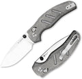 Kizer C01C 2.9 CD Sheepdog Pocket Knife 2.95 Elmax Drop Point Blade Folding Knife with Black Norplex UltreX™ Micarta Handle Small EDC Camping Survival Knives with Thumb Stud Ki3488.29CDA2