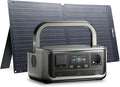 ALLPOWERS VOLIX P300 Portable Solar Generator: 300W (600W Peak)/256WhLiFePO4 BatteryUPS&lt20msFast Charge to 80% in 1h Includes SOLAX SE100 100W Folding Solar Panel for HomeEmergencies&ampOutdoo