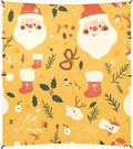 Ho Ho Ho Pattern Funny Christmas Amber Beach Tent UPF50+ Easy Setup Sun Shelter with Sand Shovel for Camping Fishing Backyard Fun