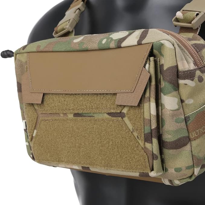 PAZAGUILA Action Chest BagUtility Chest Pack H-harness Bag Laser Molle Cutting and Elastic Magazine Inner Pouch Design