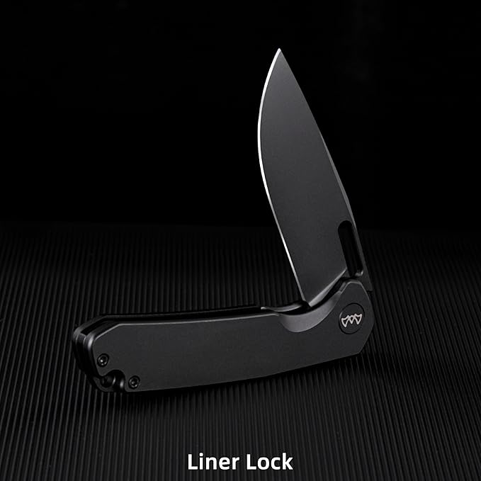Pocket Knife 3.3 Folding Knife Premium 14C28N Blade with Aluminum Handle Pocket Clip EDC Knife for Camping Hunting Hiking Survival and Outdoor Activities