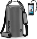 Waterproof Dry Bag 5L/10L/20L/30L/40L Roll Top Lightweight Storage Backpack with Phone Case for Women &amp Men Floating Waterproof Sack for Travel Swimming Kayaking Paddle Board Camping &amp B