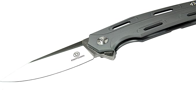 DEFCON Jungle Knife Series D2 Blade Titanium EDC Folding Pocket Tactical Knife
